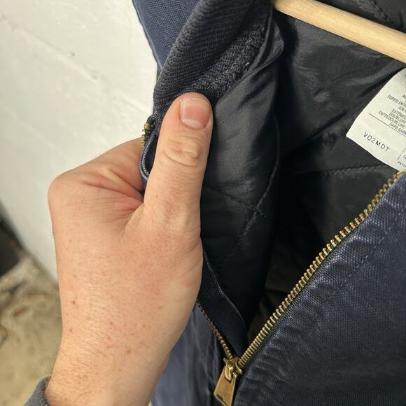 Vintage Carhartt Quilted Artic Vest “Midnight Blue” V02 MDT - Picture 8 of 8